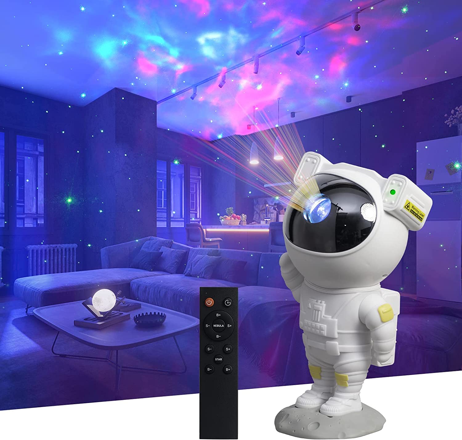 Astro Night Light Projector, Galaxy Light Star Projector with Remote Control